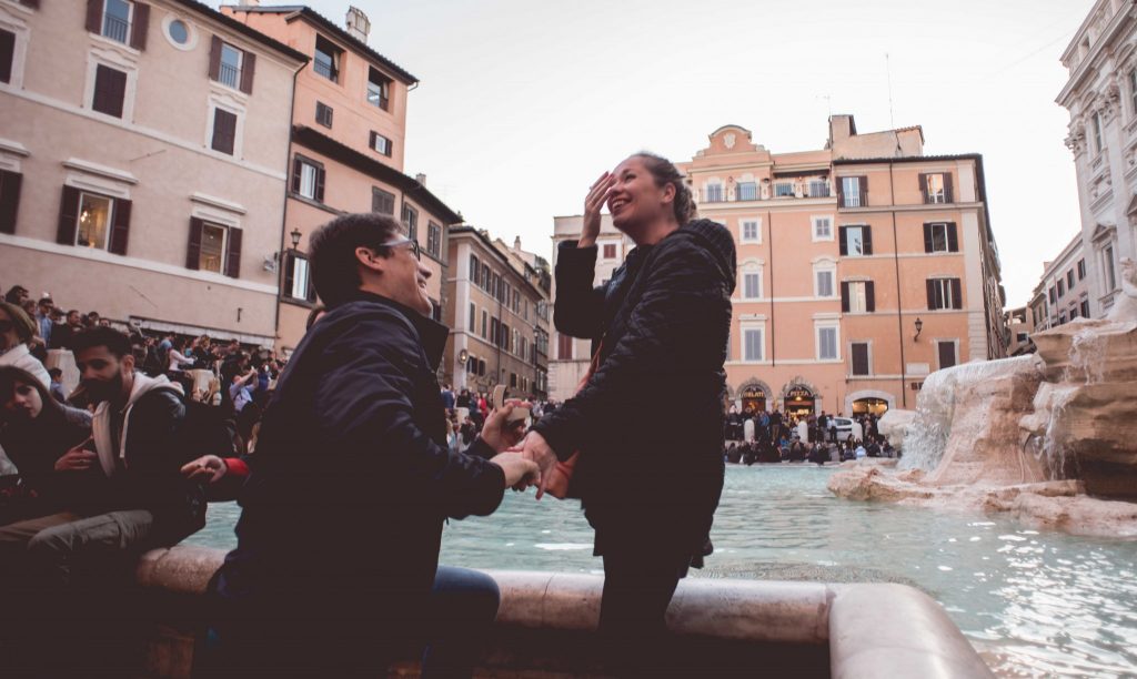 Trevi Fountain Engagement