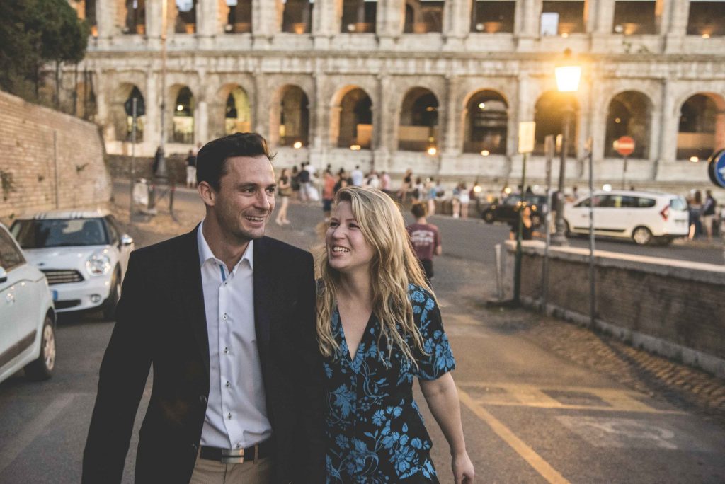 Engagement photo shooting Rome